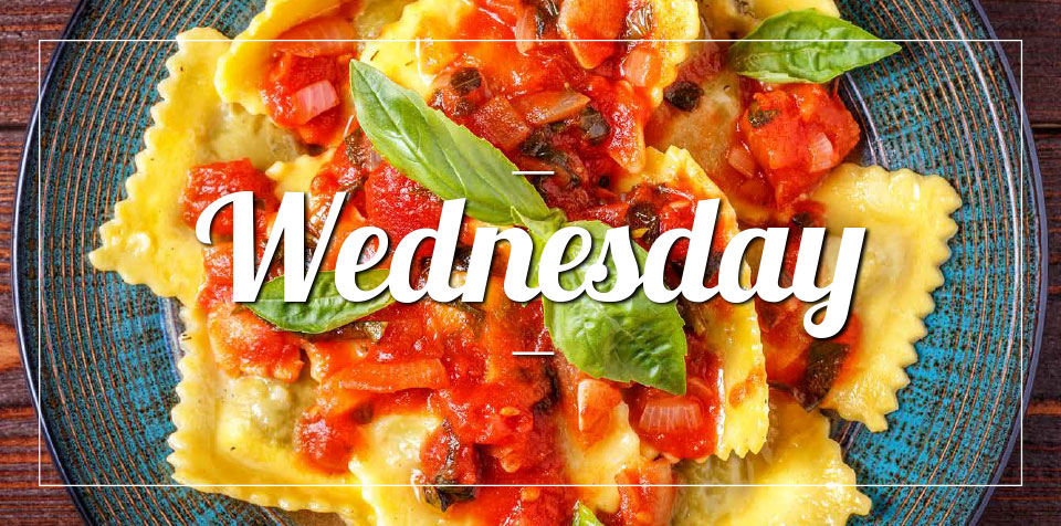 WEDNESDAY MEAL SPECIAL